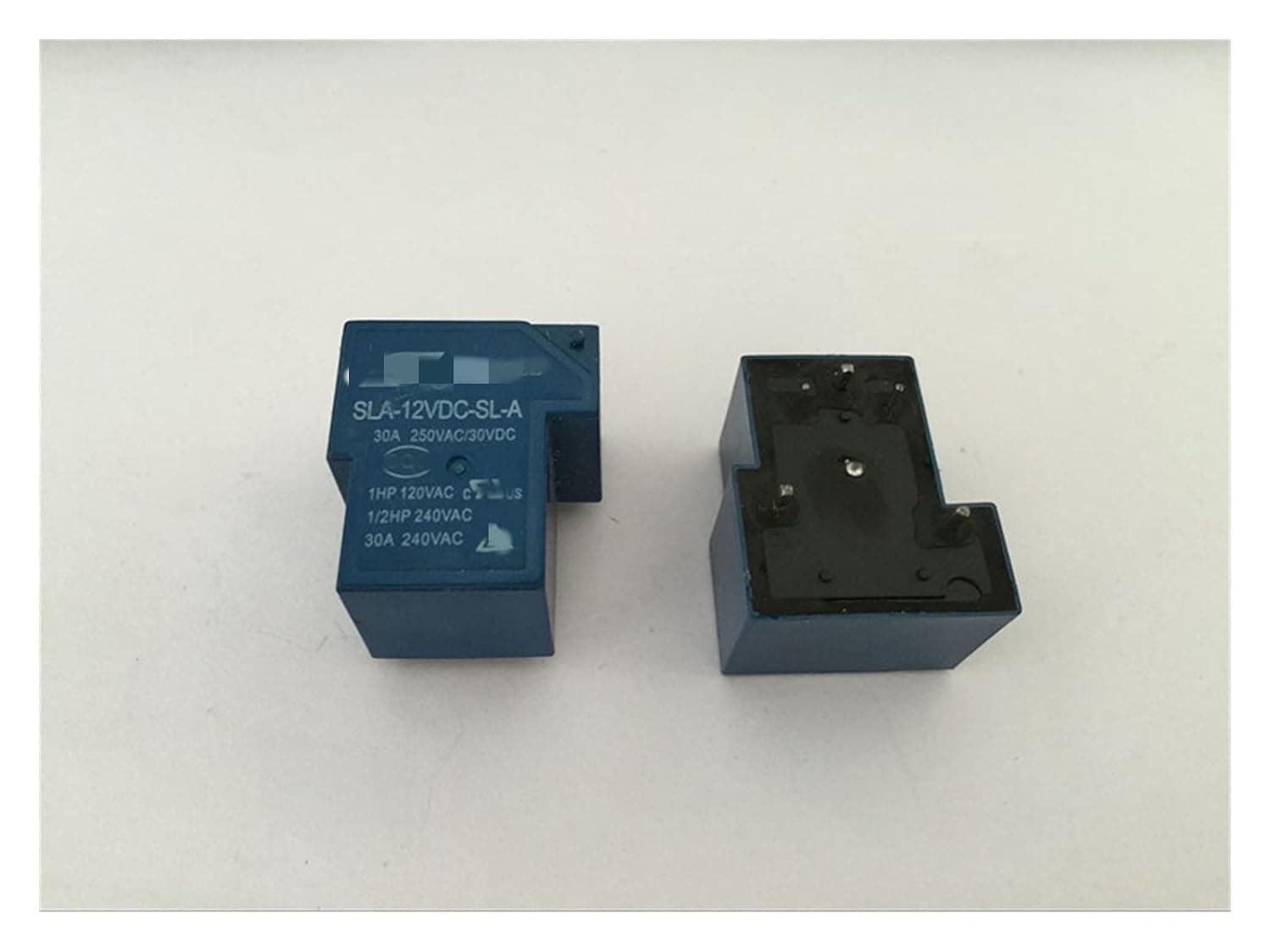 2pcs T90 Coil Relay 12VDC 30A 250VAC 6 pin 1NO 1NC SLA-12VDC-SL-C PCB Type