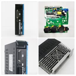 220V 5A/6A A5 3000RPM AC Servo Motor Controller 1.2KW1.5KW1.8KW 4N.m/5N.m/6N.m AC Servo Motor Drivers Kit for Machine(1.2KW Increment 17)