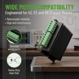 Tb6600 Stepper Motor Driver, 32 Segment Bipolar Constant Current Control