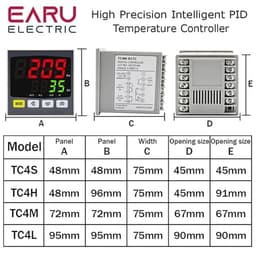 Digital PID Temperature Controller Heating Cooling SSR Relay Output