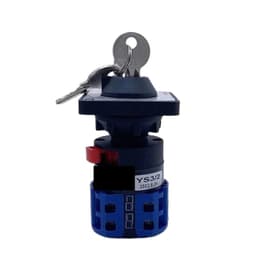 LW26 Universal Changeover Cam Switch 20A 2P 3Pos Lock Key YMW26-20YS3/2S1