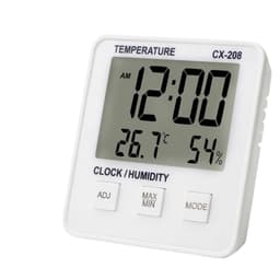 Indoor Temperature and Humidity Meter Home Hygrometer Alarm Clock Chimes the Whole Time
