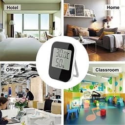 Digital Household Thermometer Room Hygrometer Indoor Humidity Meter Temperature Display Instrument for Office