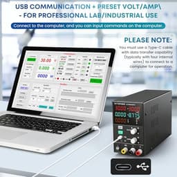 DC Power Supply Variable 0-30V 0-10A 300W & Programmable DC Power Supply 0-32V 0-10A 320W