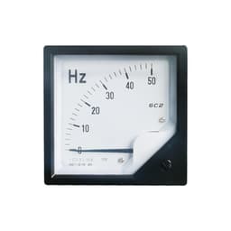 6C2-Hz DC Frequency Meter 0-50Hz 0-60Hz /DC10V Sensor Excitation Voltmeter Square Pointer Voltage 80 * 80mm 1Pcs(0-50Hz(DC10V))