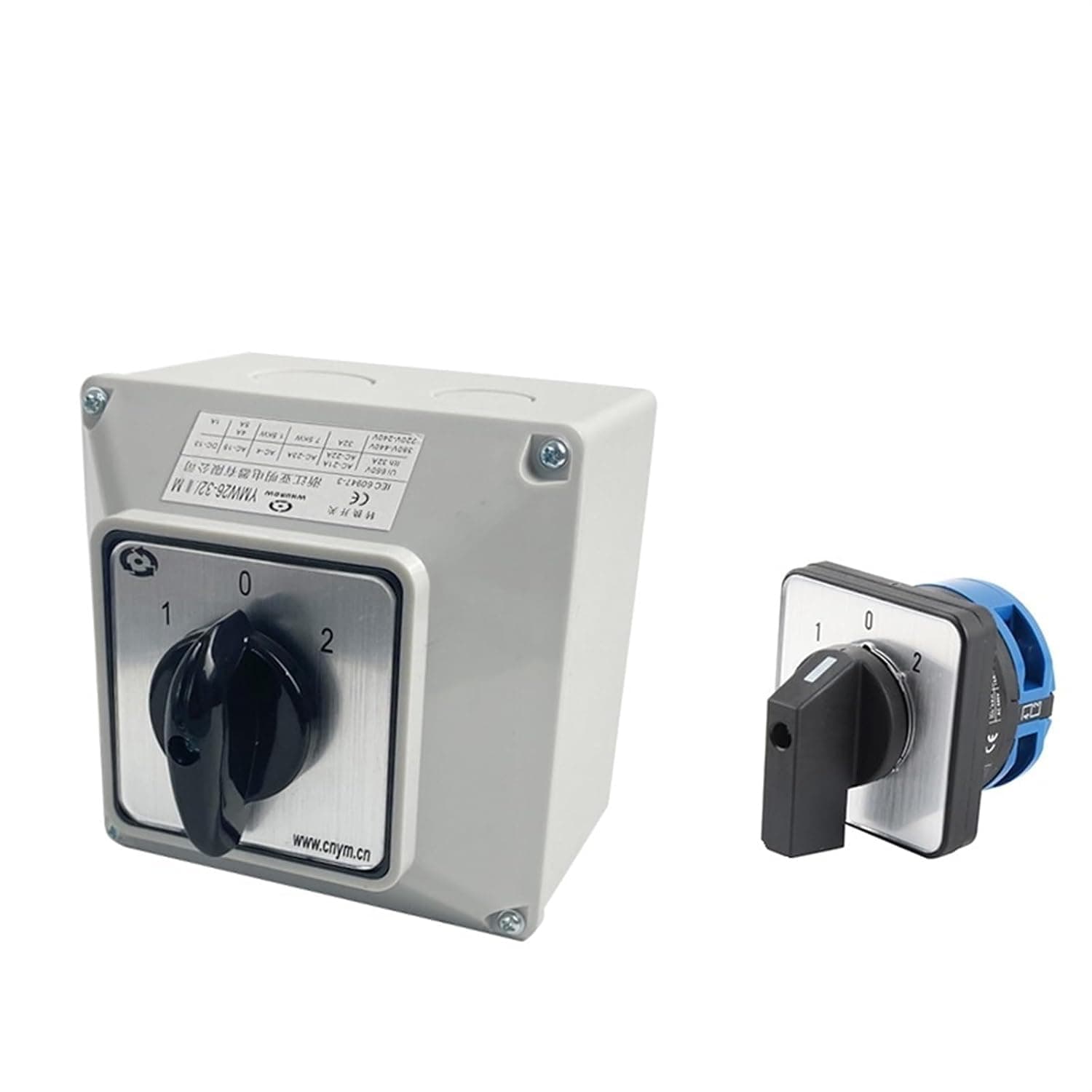 LW26-32/1M Changeover Rotary Cam Gear Switch 32A Waterproof Box Selector