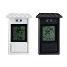 Thermometer Waterproof Window Temperature Meter, Plastic Garden Gauge
