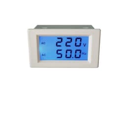Two-Wire LCD Voltage Meter AC Voltmeter 80-300V 150-500V Frequency 45-65Hz Digital Volt Tester Panel Indicator 1Pcs(AC150-500V 45-65Hz)