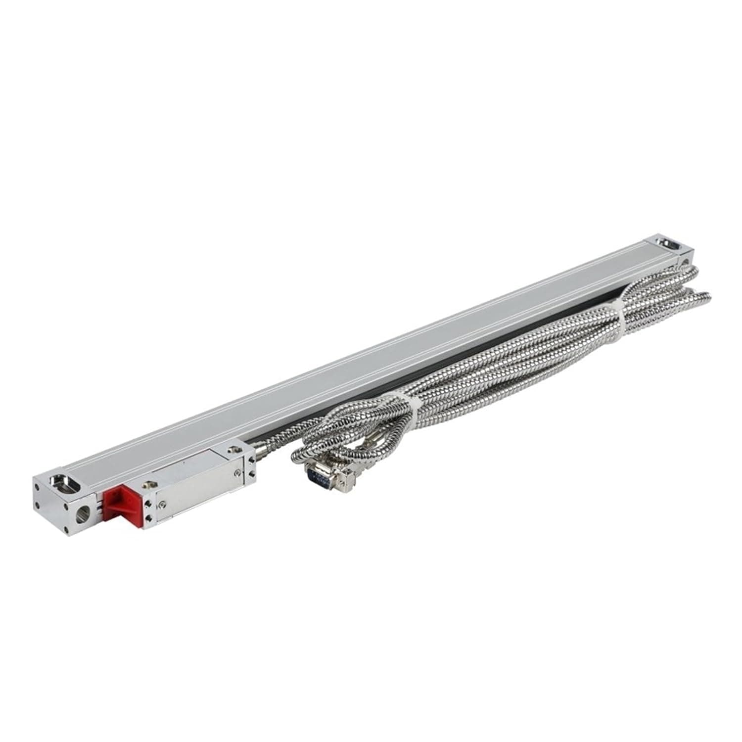 0.001mm 50 100 150 200 250 300 350 400mm Slim DRO Linear Scale 20x28mm Thin Small 1um Lathe Encoder Grating Ruler Sensor(100mm Travel-0.001mm)