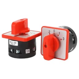 LW6D-5 C303 1 4 Positions 6 Terminals 5A Rotary Changeover Cam Switch