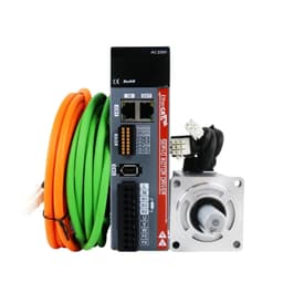 200W 400W 600W 750W 1000W Ethercat AC Servo Motors Drivers 3000RPM 220V AC Servo Motor Driver Kit for Automated Machine(600W 17Bit Absolute)