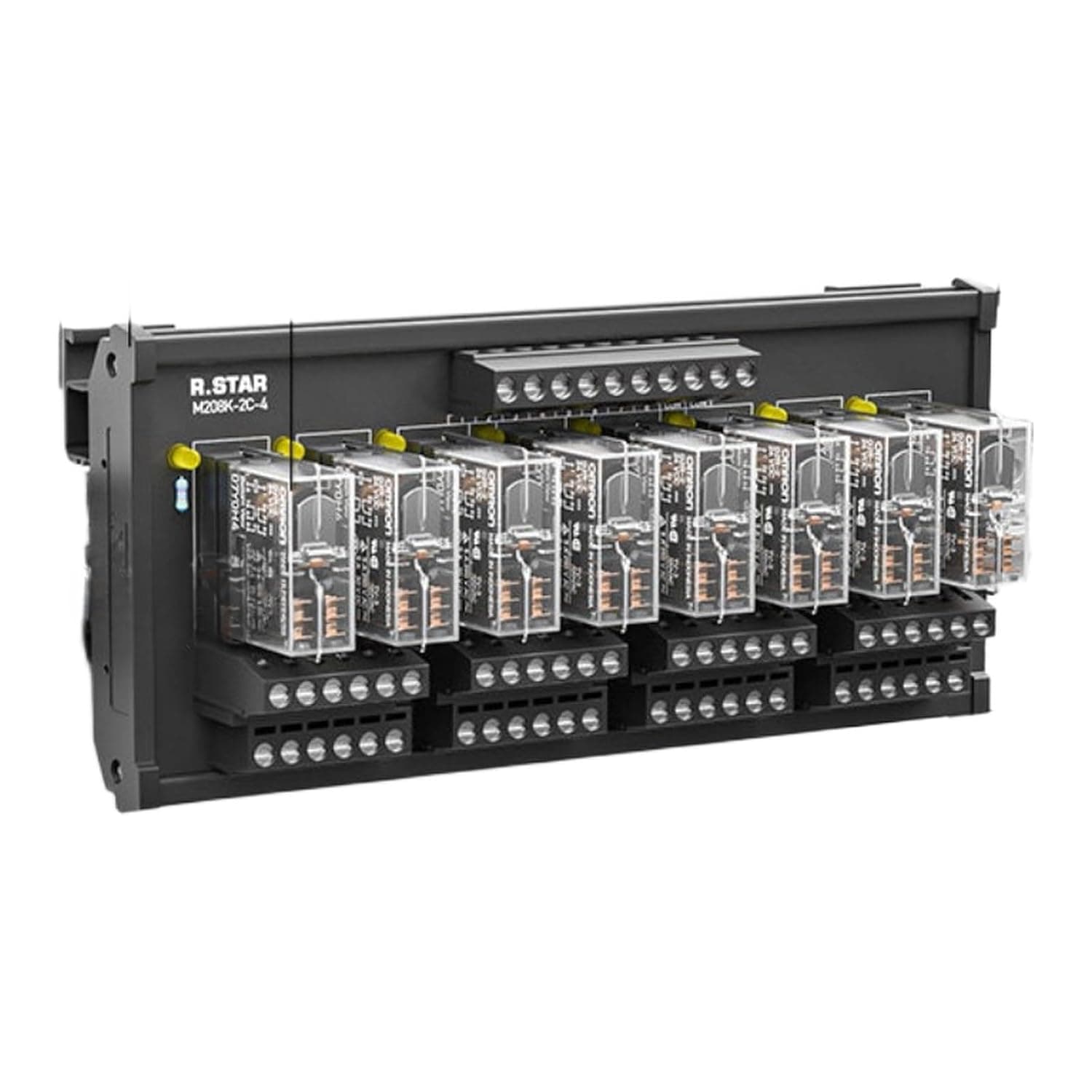 1PCS Relay Module 24V 8CH 12V PLC(DC24V 8CH 2NO2NC 5A Screw)