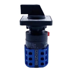 LW26-20S Series 22mm Single Hole Installation Rotary Cam Switch 20A Changeover Selector YMW26(Long Knob S2,3P)
