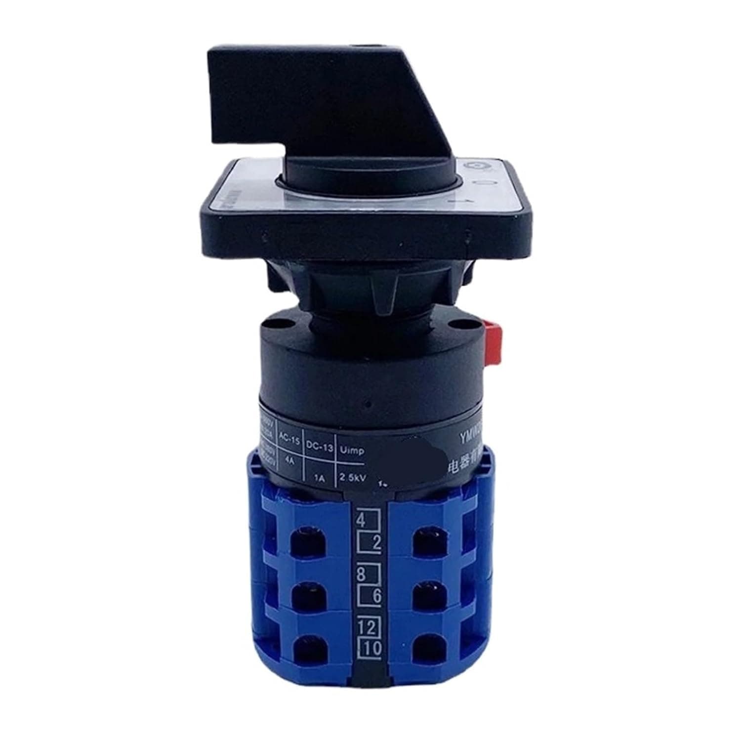 LW26-20S Series 22mm Single Hole Installation Rotary Cam Switch 20A Changeover Selector YMW26(Long Knob S2,3P)