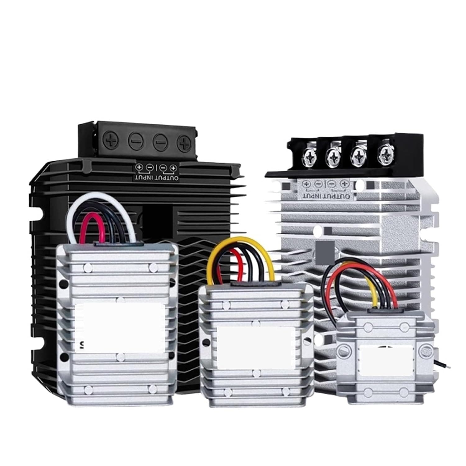 1pcs Boost Buck 12V 24V 8-40V to 13.8V DC Converter to 1A-55A Voltage Regulator Car Truck Boat Waterproof(3a)