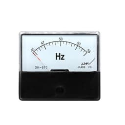 DH-670 Pointer Type Frequency Meter 45-55HZ 380V 220V 100V 1Pcs(220V,45-55Hz)