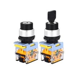 Rotary Key Changeover Switch 2/3 Way Momentary Self-Latching Knob