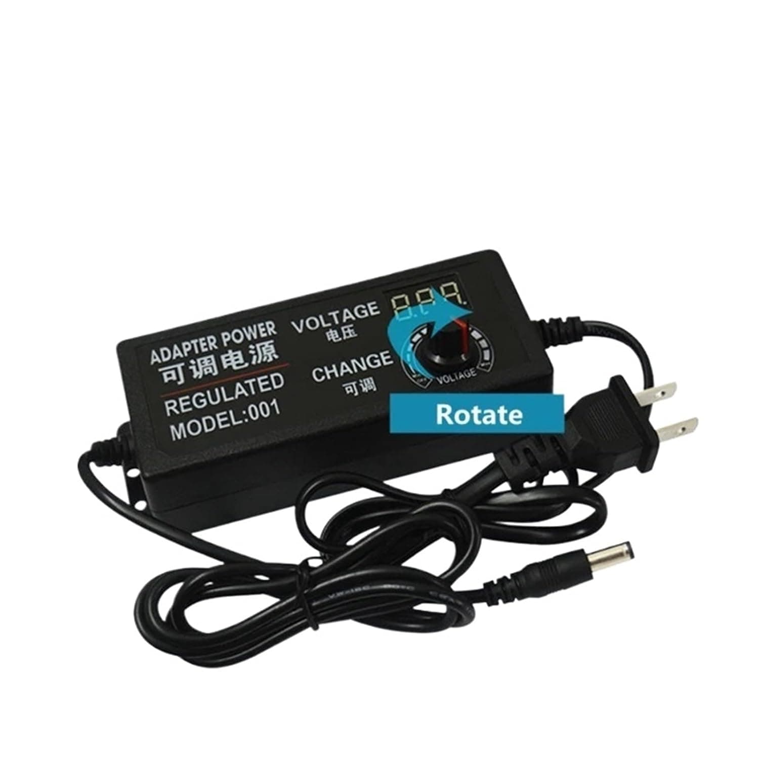 1 Piece/lot AC 100V-240V to DC 3V-12V 5A 60W Universal Power Adapter Adjustable Fan Motor Regulated Power Adapter Display Power Supply