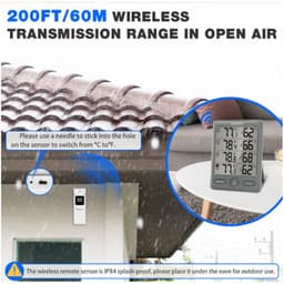 Special Temperature Humidity Meter Indoor Household Display Panel