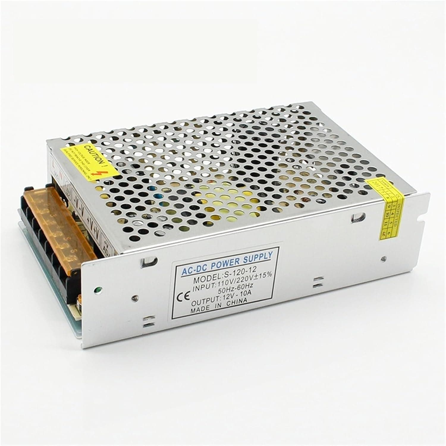 10A 120W Lighting Transformer 100V -265V AC to DC 12V Switch Power Supply Adapter Converter for RGB LED Strip Light Driver 1Pcs