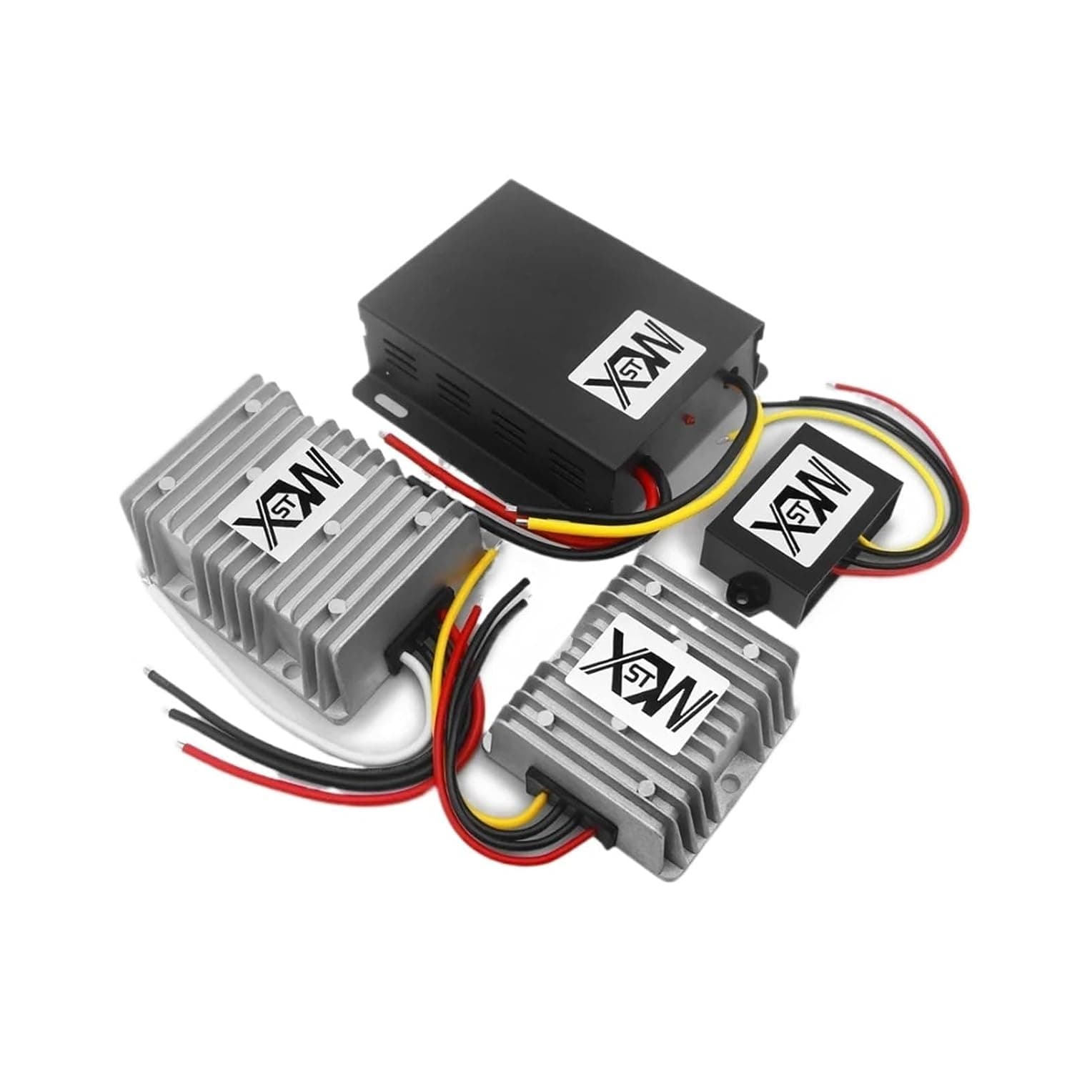 Non Isolated 12v to 27v to Step Up Boost Power Converter 27volts Stabilizer 1A to 20A Output 27V Voltage Regulator(5A Aluminum)