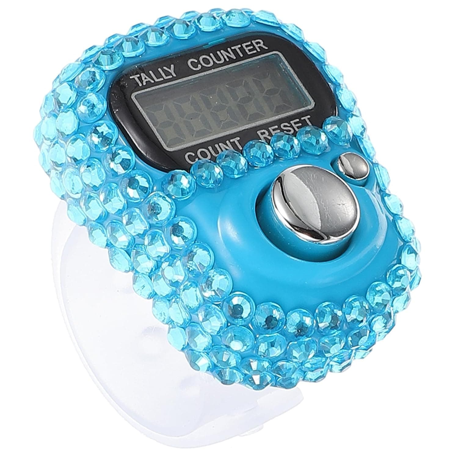 Toddmomy Rhinestone Finger Tally Counter Digital Handheld Lap Counter